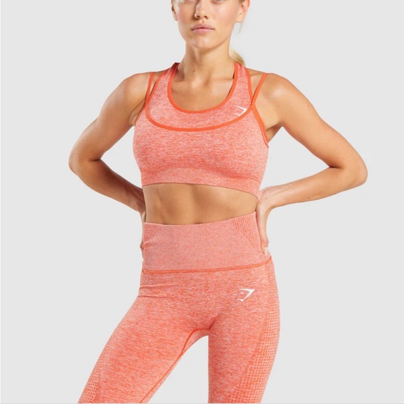 Gymshark Vital Set- Orange Marl - Picture 1 of 6